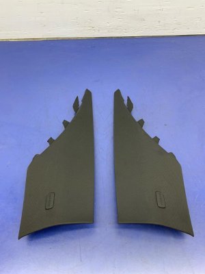 2015-2020 Audi S3 Black C-Pillar Trim Cover Panel Set - Rear (Used OEM)