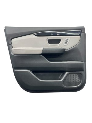 2023-2025 Honda Pilot Black Door Interior Trim Panel Leather - Front, Left (Driver) (Used OEM)