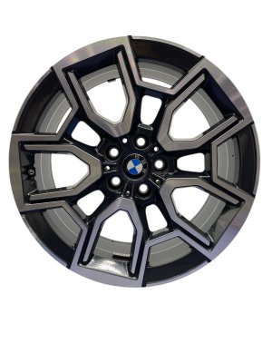 2024-2025 BMW X2 19x8 5-Spoke Machined Dark Charcoal Alloy Wheel (Used OEM)