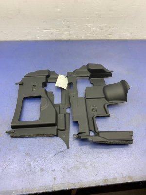 2017-2020 Jaguar F-Pace Black Lower Dash Trim Cover Panel Set - Front, Left (Driver) (Used OEM)