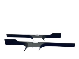 2019-2023 Audi Q8 Black Door Sill Plate Trim Cover Panels (Used OEM)