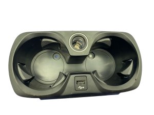 2023-2025 BMW M2 Black Front Center Console Cup Holder with Illuminated Light and USB Port (Used OEM)