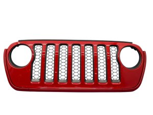 2018-2025 Jeep Wrangler Red Grille Assembly with Inserts - Front (Used OEM)