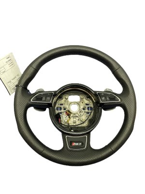 2016-2017 Audi A7 Heated Tiptronic Sport Steering Wheel (Used OEM)