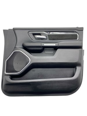 2019-2024 Ram 1500 Black Door Interior Trim Panel - Front, Right (Passenger) (Used OEM)