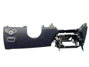 2018-2020 Mercedes-Benz S600 Black Lower Dashboard Trim Panel with Parking Brake and Headlight Switches (Used OEM)