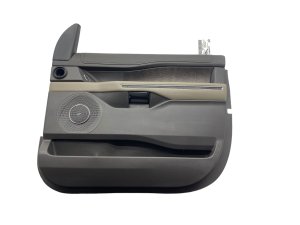 2018-2024 Ford Expedition Brown Door Interior Trim Panel with Switches and Tweeter - Front, Right (Passenger) (Used OEM)