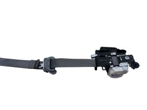 2018-2022 Lincoln Navigator Gray Seat Belt Assembly with Pretensioner and Trim Panels - Front (Used OEM)