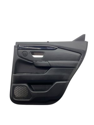 2023-2025 Honda Pilot Black Door Interior Trim Panel with Sun Shade - Rear, Right (Passenger) (Used OEM)