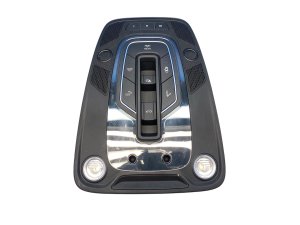 2017-2019 Audi Q7 Overhead Console with Dome Light and Sunroof Control - Front (Used OEM)