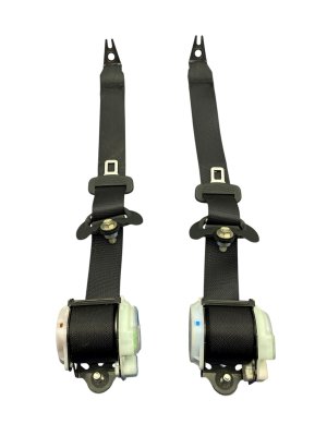2024-2026 Mazda CX-90 Black 3rd Row Seat Belt Assembly Set - Rear, Right (Passenger) (Used OEM)