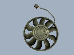 2018-2024 Audi SQ5 Dual Radiator and A/C Condenser Cooling Fan Assembly (Used OEM)