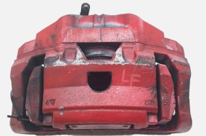 2010-2015 Jaguar XF Red Disc Brake Caliper for 14-Inch Rotors - Front, Left (Driver) (Used OEM)