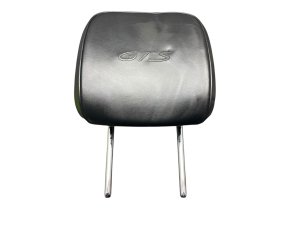 2015-2018 Porsche Macan Brown Seat Leather Headrest with GTS Crest - Front, Right (Passenger) (Used OEM)