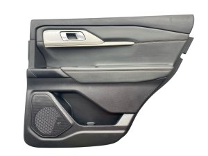 2025 Ford Explorer Black Door Interior Trim Panel - Rear, Right (Passenger) (Used OEM)