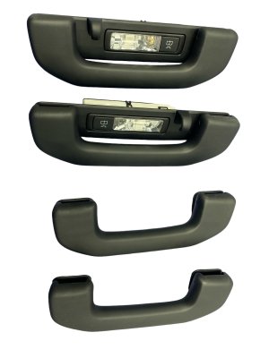 2015-2023 Mercedes-Benz C280 Black Illuminated and Rear Interior Grab Handle Set - Front (Used OEM)