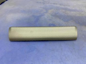 2017-2020 BMW 528i Silver Center Console End Cap Trim Panel (Used OEM)