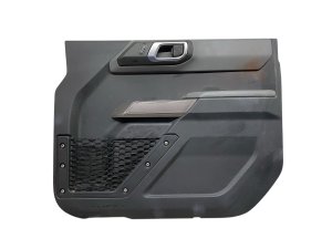 2021-2025 Ford Bronco Black Door Interior Trim Panel - Front, Right (Passenger) (Used OEM)