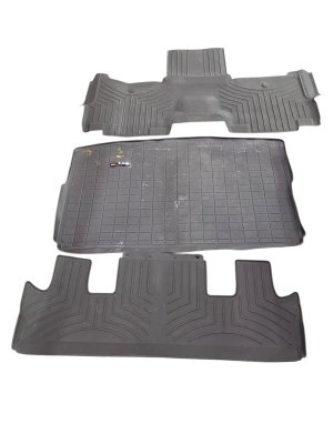 2018-2024 Lincoln Navigator Black and Cargo All-Weather Floor Mat Set - Rear (Used OEM)