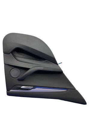 2018-2023 BMW X2 Black Door Interior Trim Panel - Rear, Left (Driver) (Used OEM)