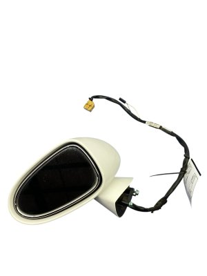 2004-2010 Bentley Continental White Power Signal Door/Side View Mirror - Left (Driver) (Used OEM)