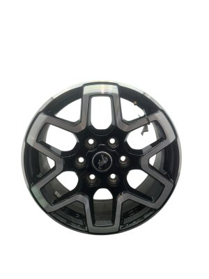 2021-2025 Ford Bronco 18-Inch 6 Double Spoke Machined Black Alloy Wheel (Used OEM)