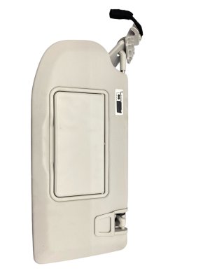 2021-2024 Ford Mustang Mach-E Gray Sun Visor with Garage Door Opener - Front, Left (Driver) (Used OEM)