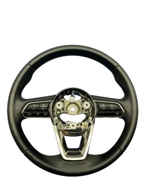 2025 Mazda CX-70 Black Heated Leather Steering Wheel with Controls and Paddle Shifters (Used OEM)
