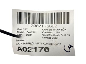 2019-2023 Porsche Cayenne A/C Heater Climate Control Module (Used OEM)