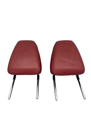 2017-2022 Maserati Levante Red Seat Headrest Set - Front, Right (Passenger) (Used OEM)