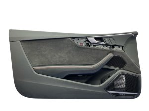 2018-2024 Audi A5 Black Door Interior Trim Panel - Front, Left (Driver) (Used OEM)