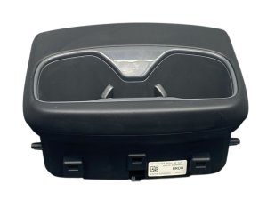 2024-2025 Kia EV9 Gray Center Console Rear Cup Holder - Front (Used OEM)