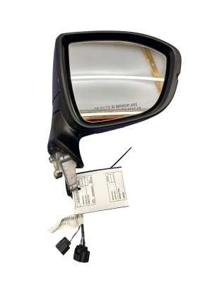 2025-2026 Nissan Murano Super Black Power Blind Spot Manual Fold Door/Side View Mirror - Front, Right (Passenger) (Used OEM)