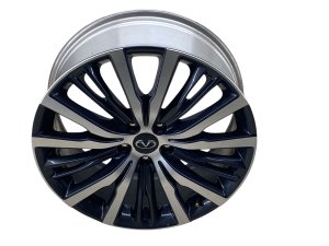 2022-2025 INFINITI QX60 Charcoal (Black) 20x8 20-Spoke Machined Charcoal Alloy Wheel (Used OEM)