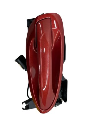 2013-2016 Porsche Boxster Red Exterior Door Handle Assembly with Bracket - Right (Passenger) (Used OEM)