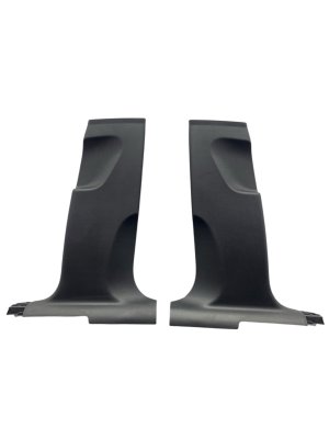 2015-2025 Porsche Macan Black Lower B-Pillar Trim Cover Panels - Front (Used OEM)