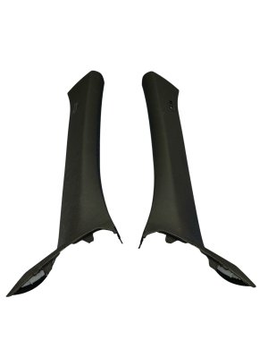 2019-2023 BMW X5 Black A-Pillar Trim Set - Front (Used OEM)