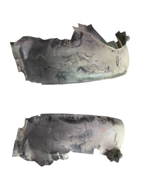 2005-2008 Porsche Boxster Forward Inner Fender Liner Pair - Front, Left (Driver) (Used OEM)