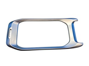 2022-2026 Lucid Air Chrome Front Center Console Surround Trim Panel (Used OEM)