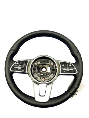 2021-2024 Mercedes-Benz GLA250 Black Leather Steering Wheel Assembly (Used OEM)