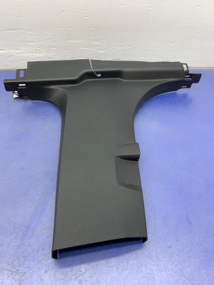 2021-2024 Ford Mustang Mach-E Black Lower B-Pillar Trim Panel Cover - Right (Passenger) (Used OEM)