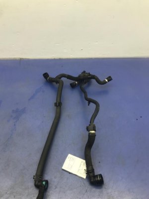 2018-2020 Jaguar F-Pace Lower Engine Heater Coolant Hose Assembly (Used OEM)