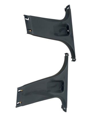 2023-2024 Fisker Ocean Black Lower B-Pillar Trim Panel Set (Used OEM)