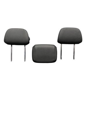 2019-2022 BMW X7 Black 2nd Row Outer and Center Headrest Set - Rear, Right (Passenger) (Used OEM)