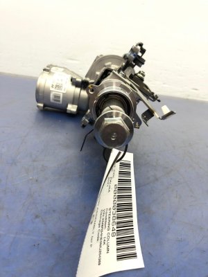 2020-2022 Hyundai Palisade Black Manual Adjust Steering Column Assembly with Push Start and Rain Sensor (Used OEM)