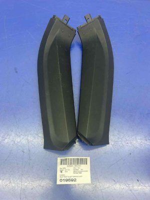 2022-2025 Hyundai Santa Cruz Black C-Pillar Outer Garnish Trim Cover Set - Rear (Used OEM)