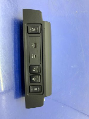 2022-2025 Nissan Frontier Front Lower Dash Cover Panel with Multimedia Input and Controls (Used OEM)