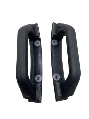 2021-2025 Ford F-150 Onyx Black B-Pillar Interior Grab Bar Handle Set - Rear (Used OEM)