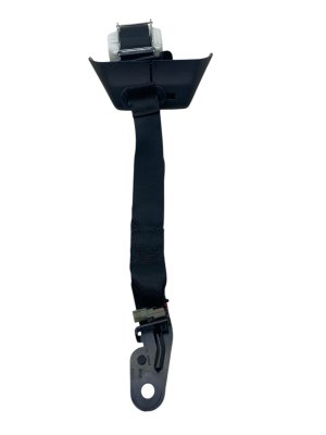 2021-2025 Ford F-150 Black Center Seat Belt Assembly with Buckle - Rear, Right (Passenger) (Used OEM)