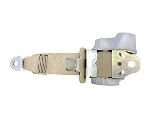 2020-2025 Toyota Highlander Beige Center 3rd Row Seat Belt Assembly - Rear, Right (Passenger) (Used OEM)